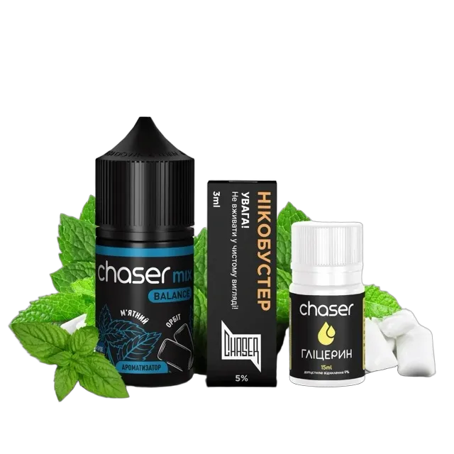 Набір Chaser Mix  Salt М'ятний Орбіт 30 мл 65 мг