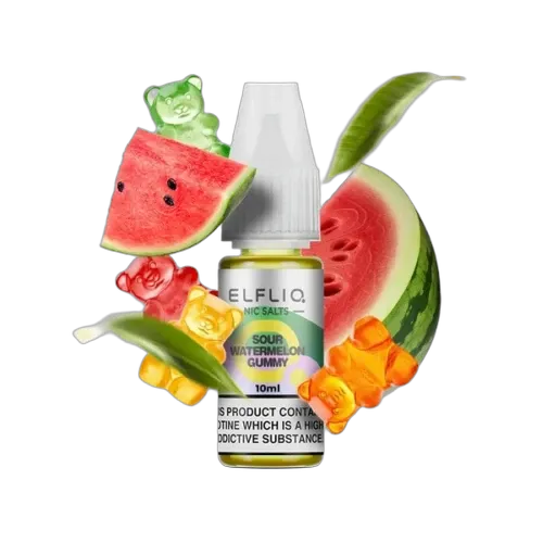 Elfliq 10ml sour watermelon gummy